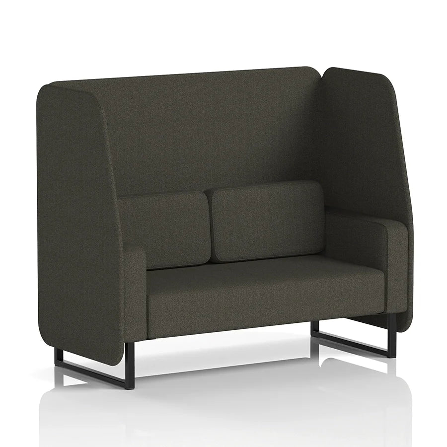 Brixworth Open Booth in Single Tone - 2 Seater