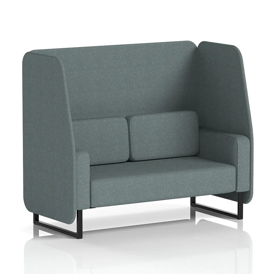 Brixworth Open Booth in Single Tone - 2 Seater