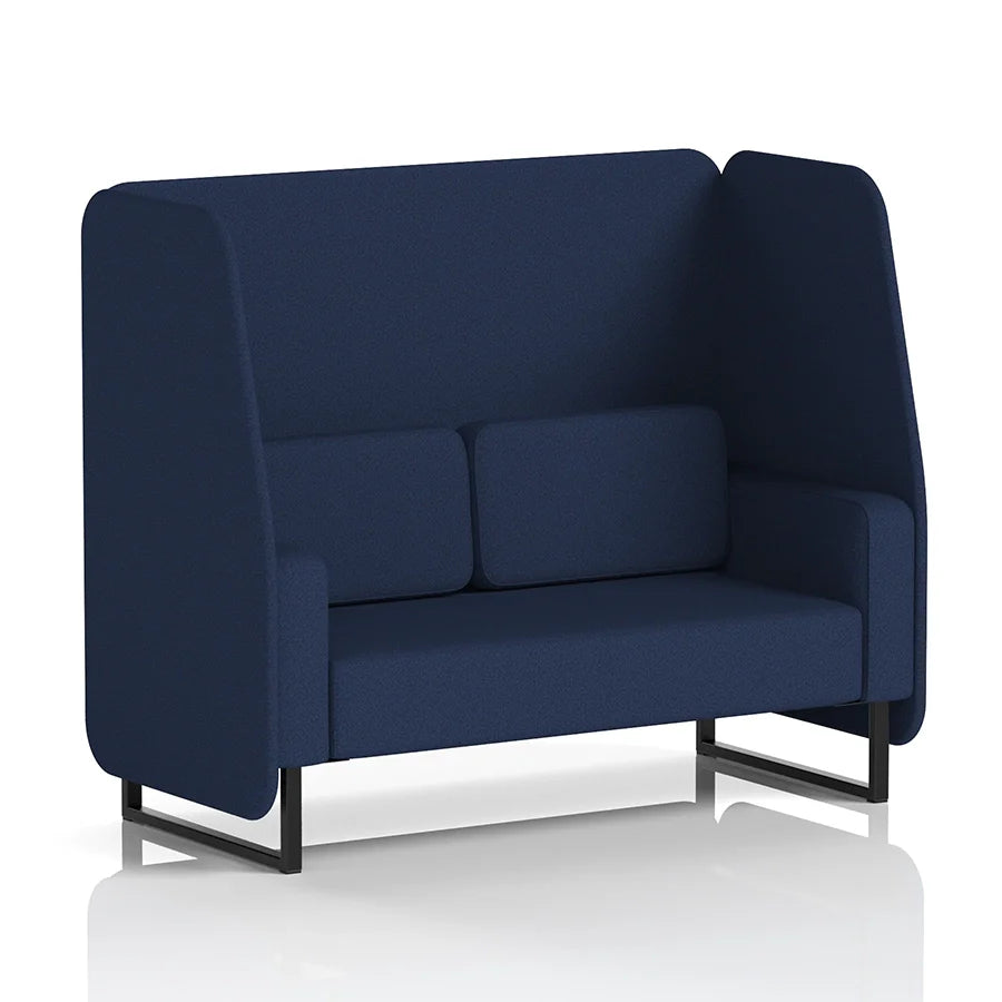 Brixworth Open Booth in Single Tone - 2 Seater