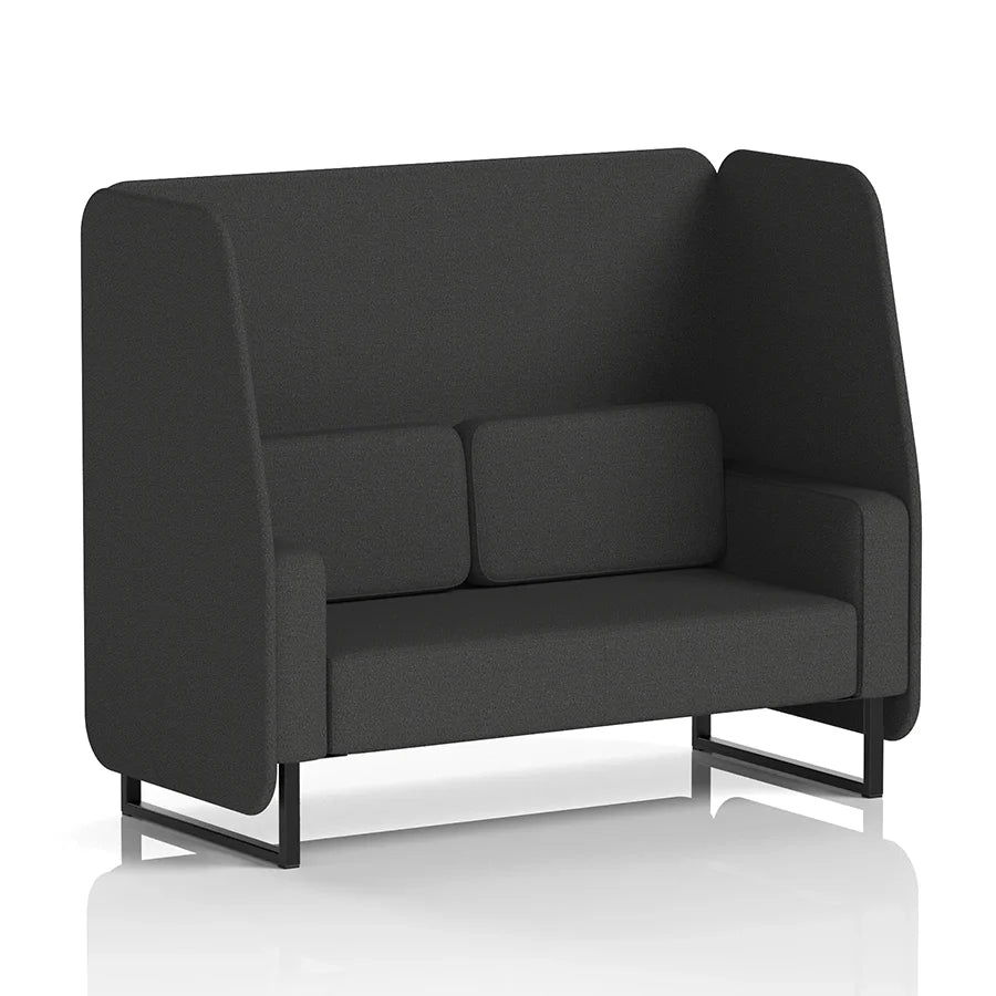 Brixworth Open Booth in Single Tone - 2 Seater
