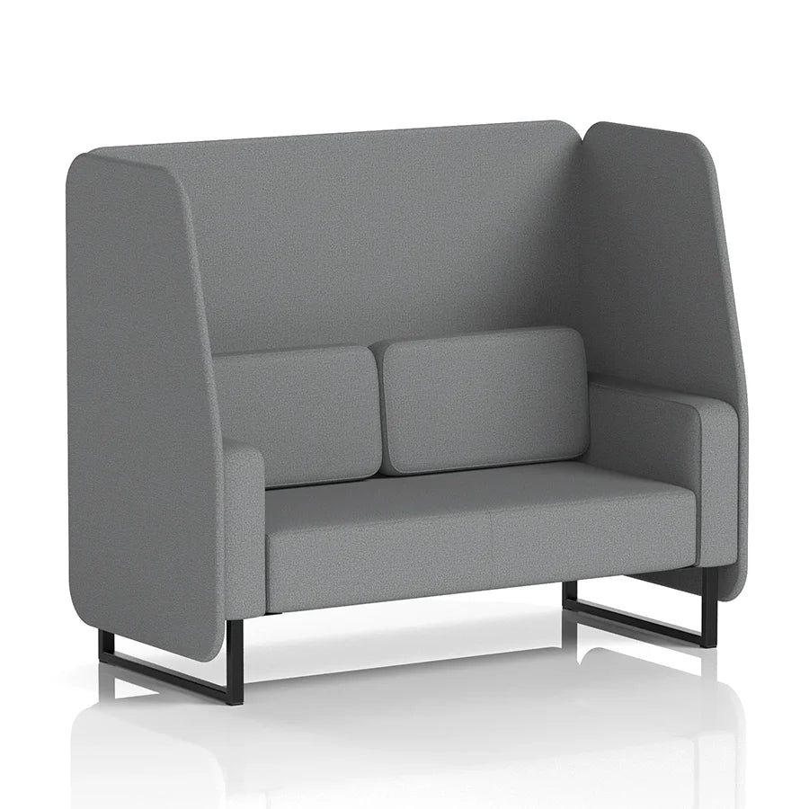 Brixworth Open Booth in Single Tone - 2 Seater