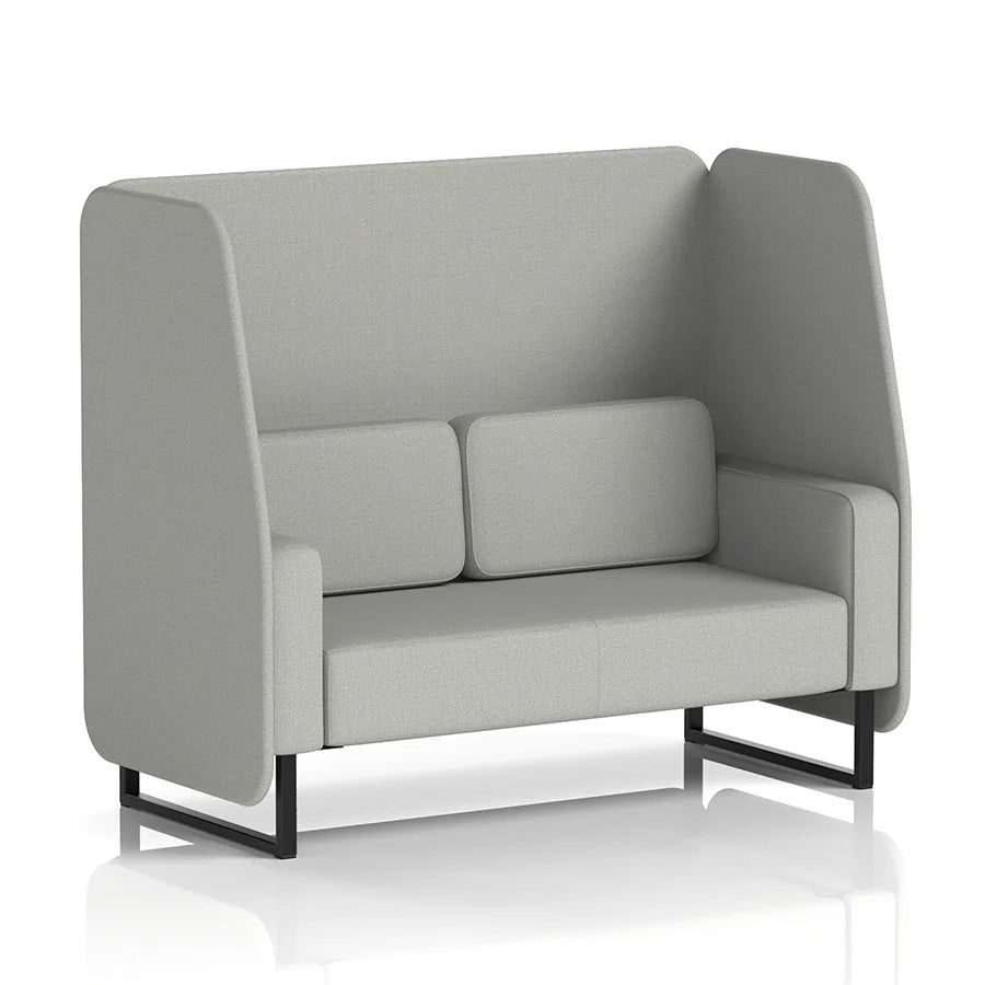 Brixworth Open Booth in Single Tone - 2 Seater