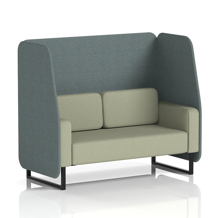 Brixworth Open Booth in Two Tone - 2 Seater