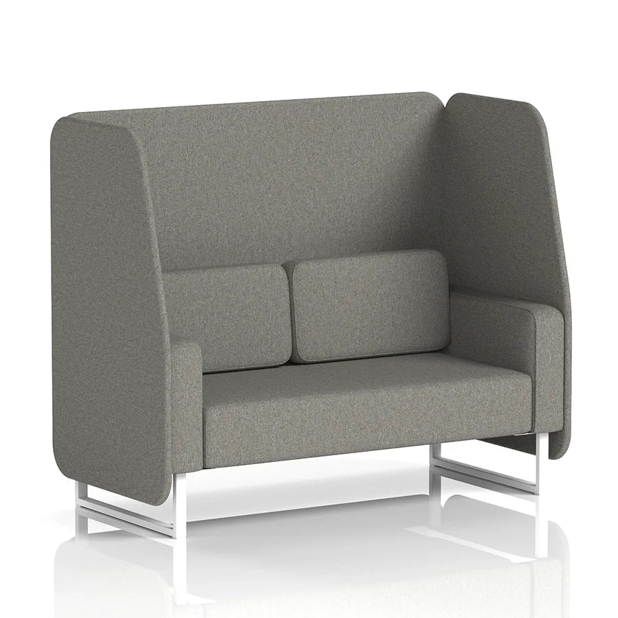 Brixworth Open Booth in Single Tone - 2 Seater