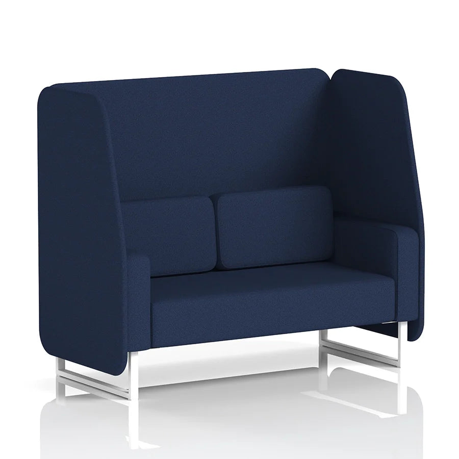 Brixworth Open Booth in Single Tone - 2 Seater