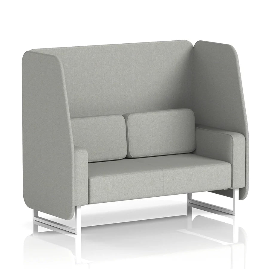 Brixworth Open Booth in Single Tone - 2 Seater
