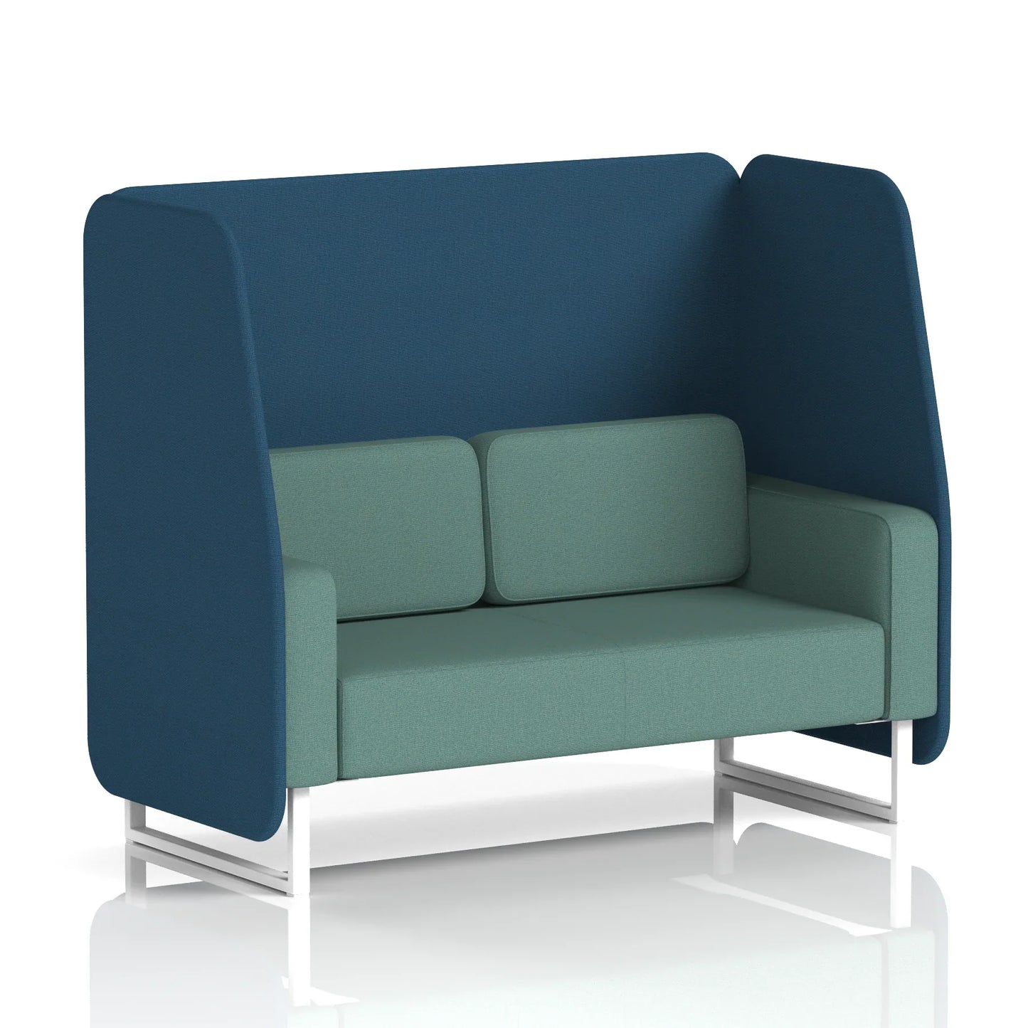 Brixworth Open Booth in Two Tone - 2 Seater