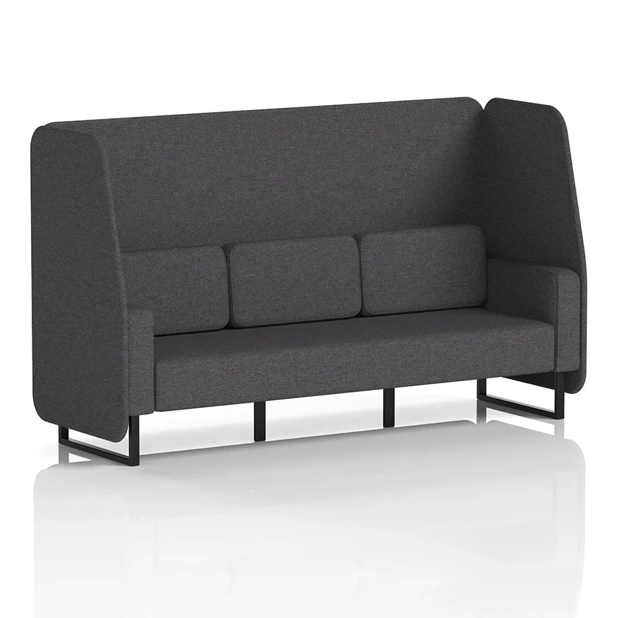Brixworth Open Booth in Single Tone - 3 Seater