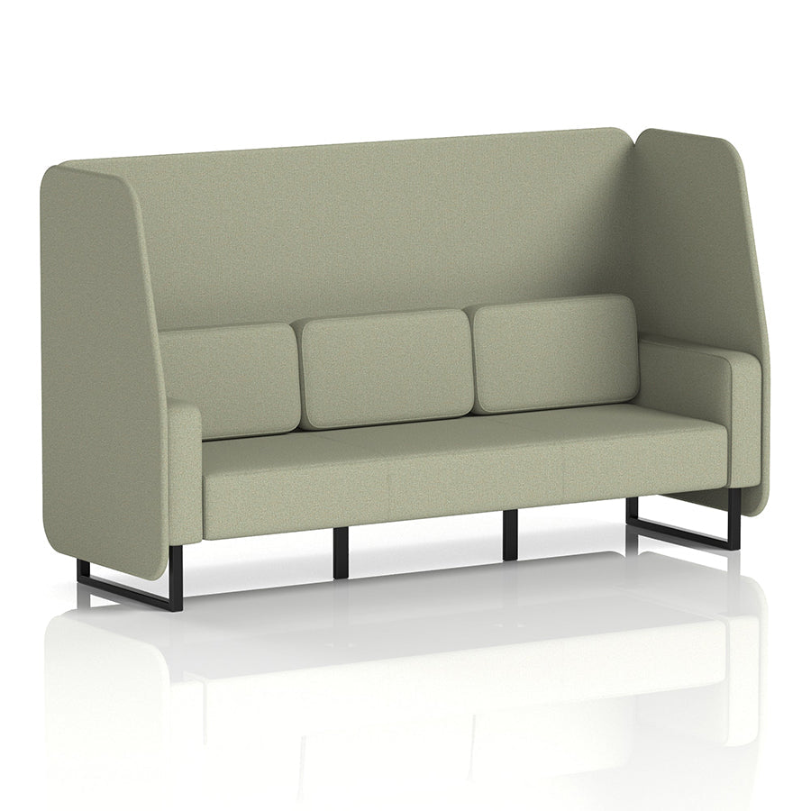 Brixworth Open Booth in Single Tone - 3 Seater