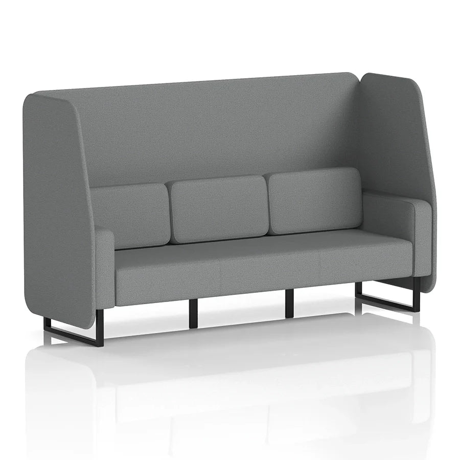 Brixworth Open Booth in Single Tone - 3 Seater