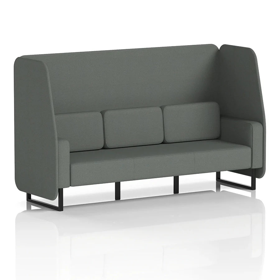 Brixworth Open Booth in Single Tone - 3 Seater