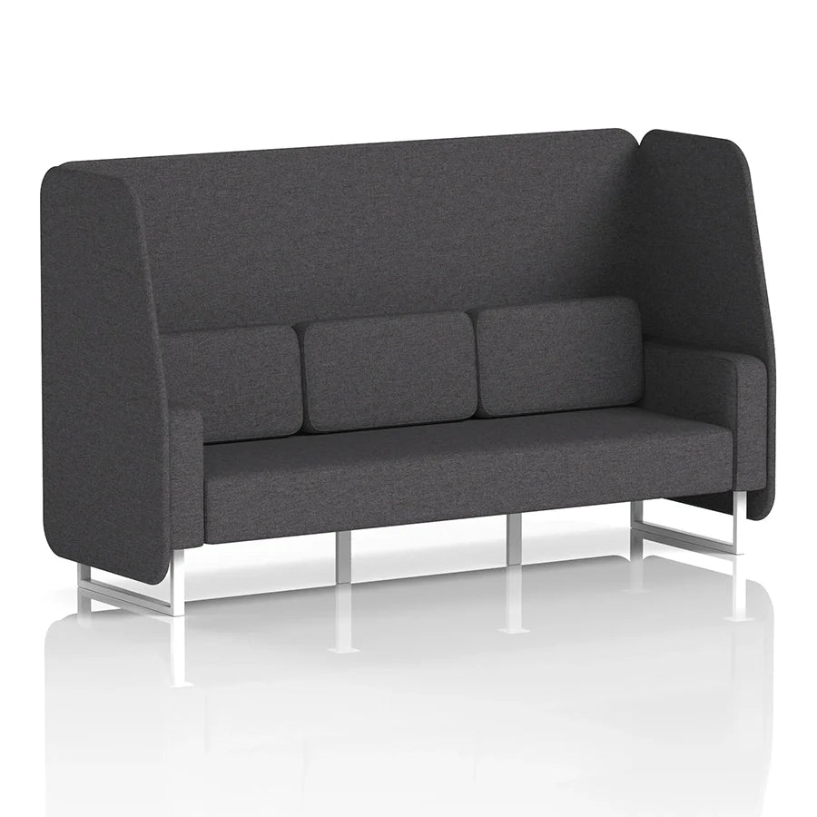Brixworth Open Booth in Single Tone - 3 Seater