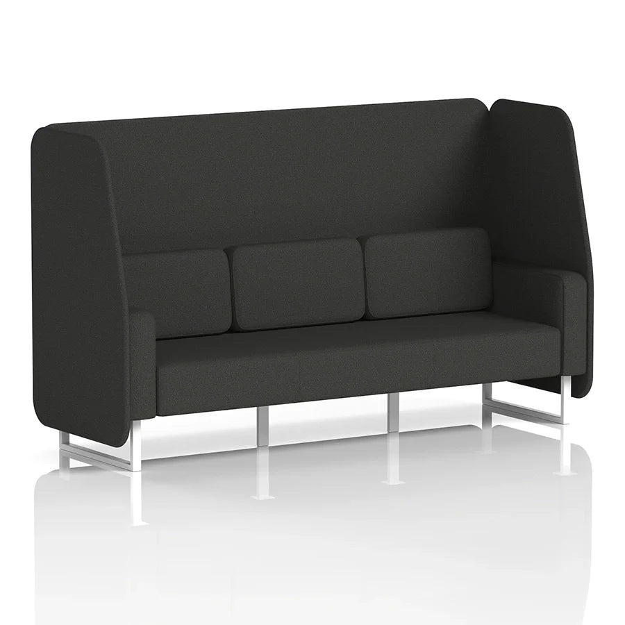 Brixworth Open Booth in Single Tone - 3 Seater