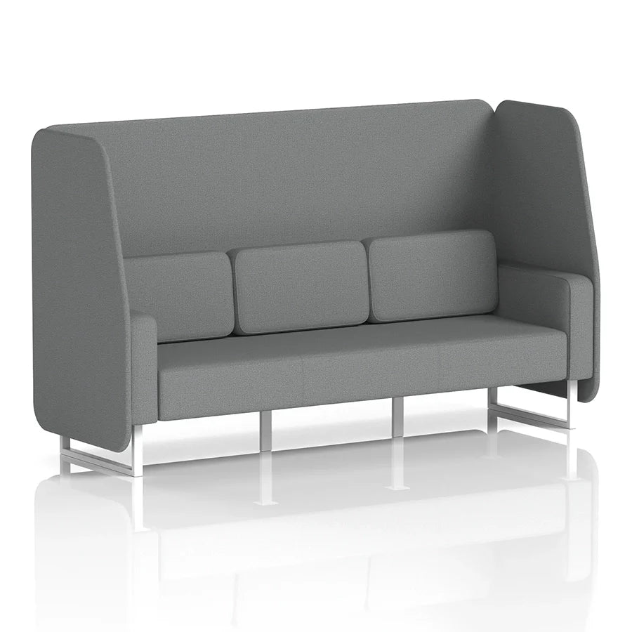 Brixworth Open Booth in Single Tone - 3 Seater