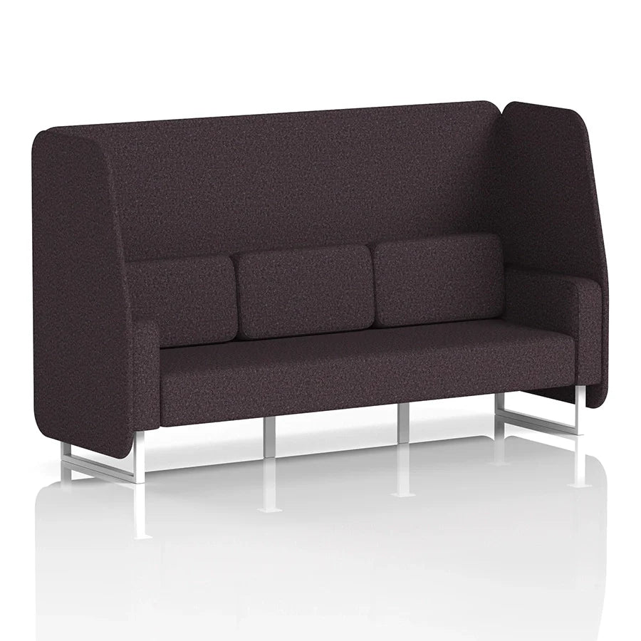 Brixworth Open Booth in Single Tone - 3 Seater