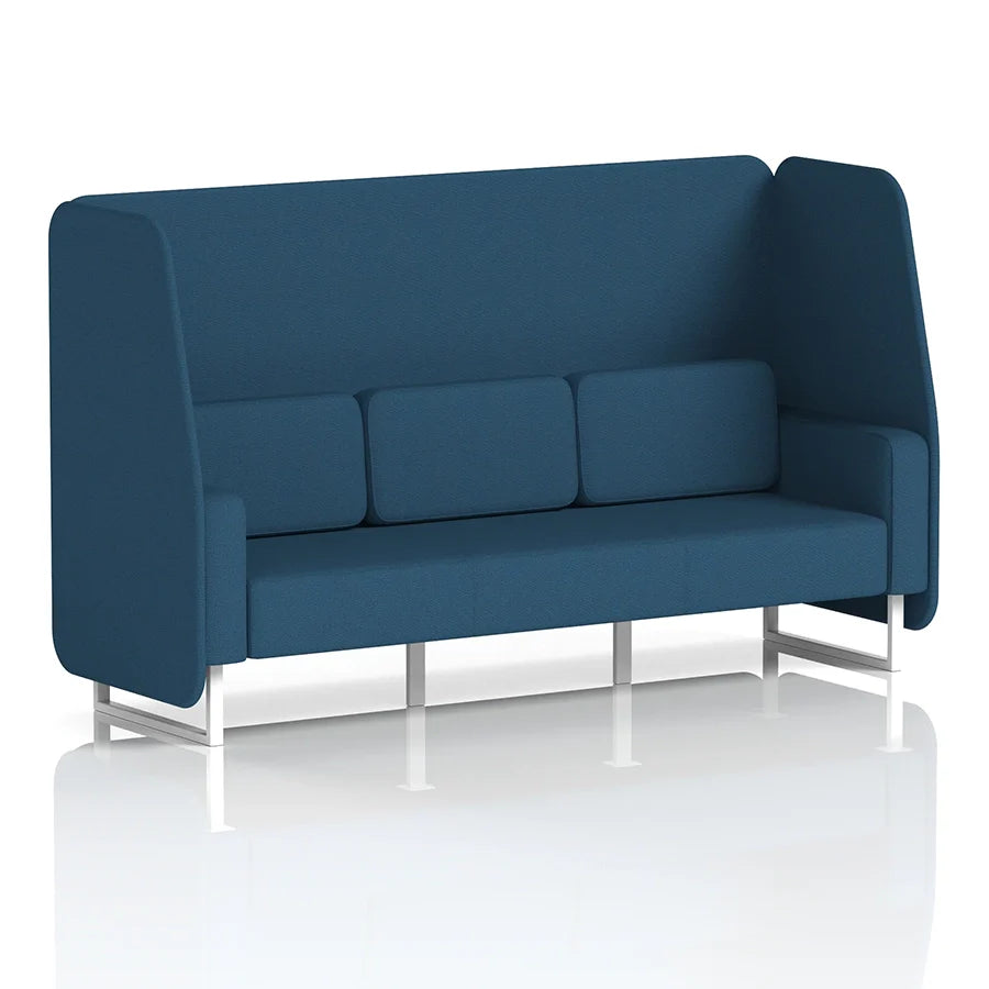 Brixworth Open Booth in Single Tone - 3 Seater