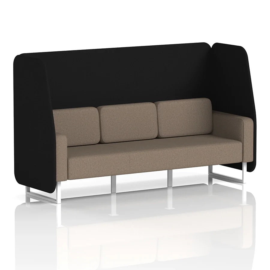 Brixworth Open Booth in Two Tone - 3 Seater