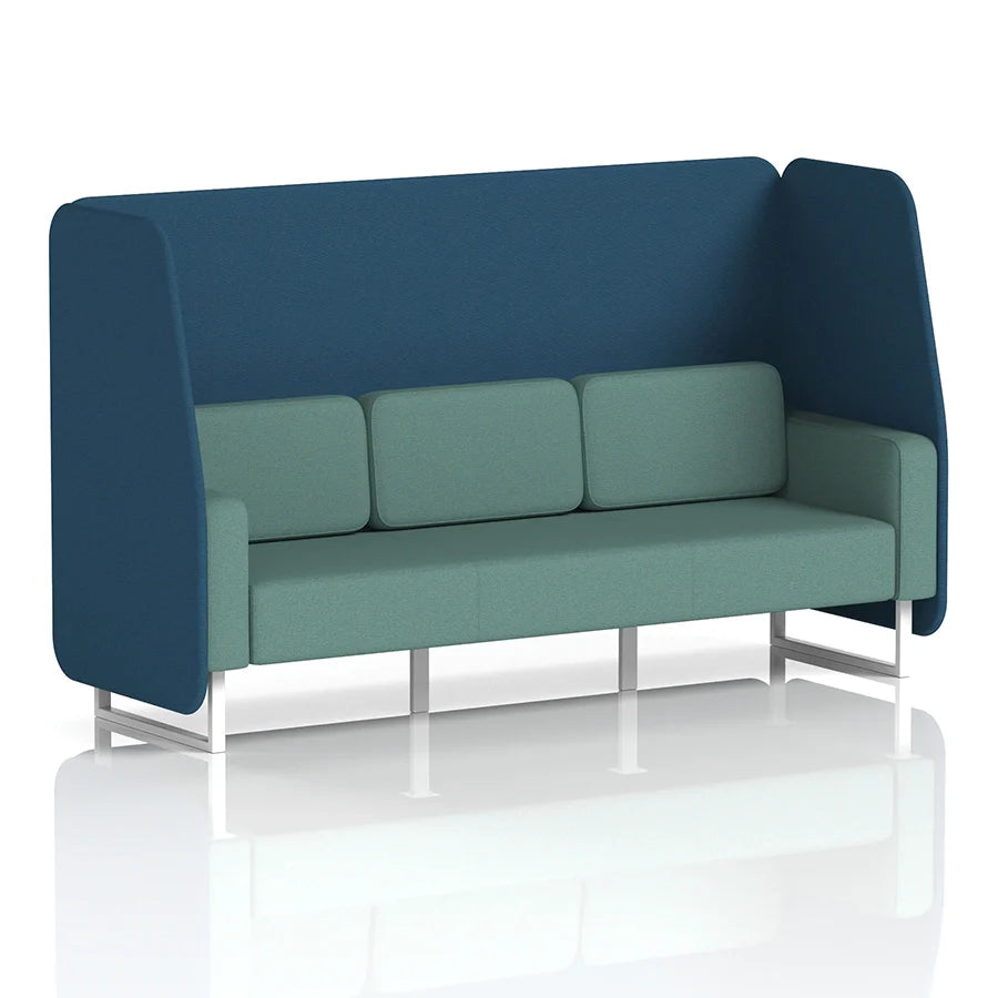 Brixworth Open Booth in Two Tone - 3 Seater
