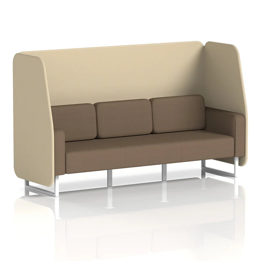 Brixworth Open Booth in Two Tone - 3 Seater