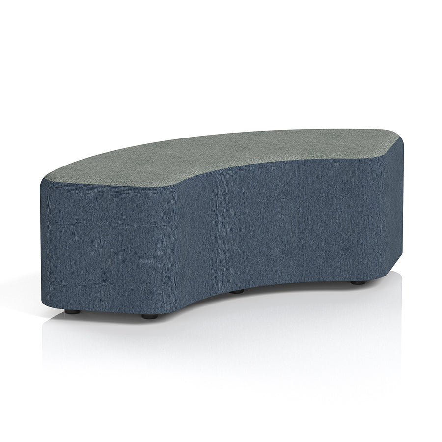 Harlestone Curved Stool in Two Tone - 90 degree curves