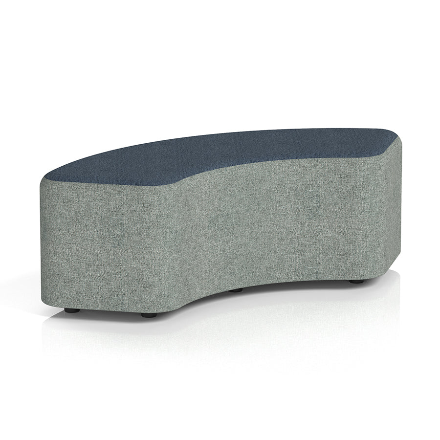 Harlestone Curved Stool in Two Tone - 90 degree curves