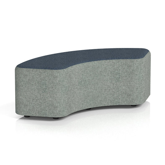 Harlestone Curved Stool in Two Tone - 90 degree curves