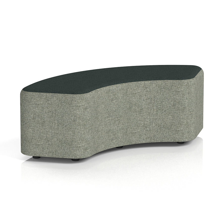 Harlestone Curved Stool in Two Tone - 90 degree curves