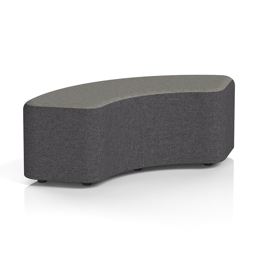 Harlestone Curved Stool in Two Tone - 90 degree curves