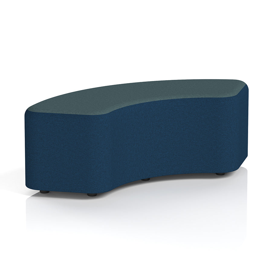 Harlestone Curved Stool in Two Tone - 90 degree curves