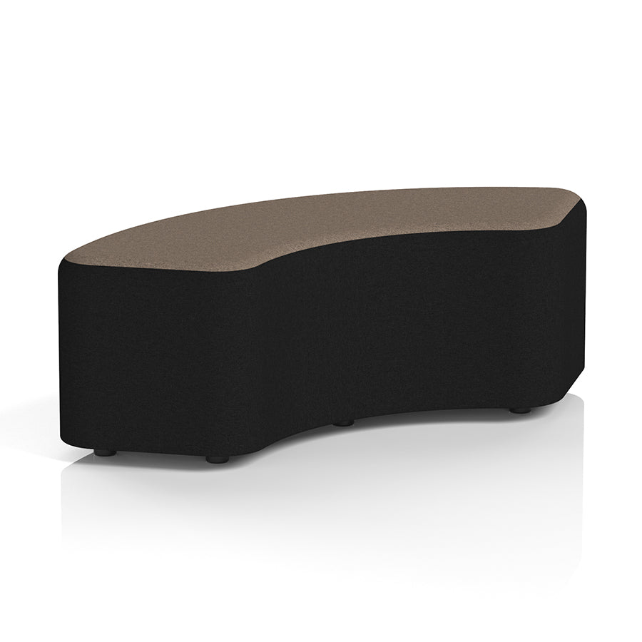 Harlestone Curved Stool in Two Tone - 90 degree curves