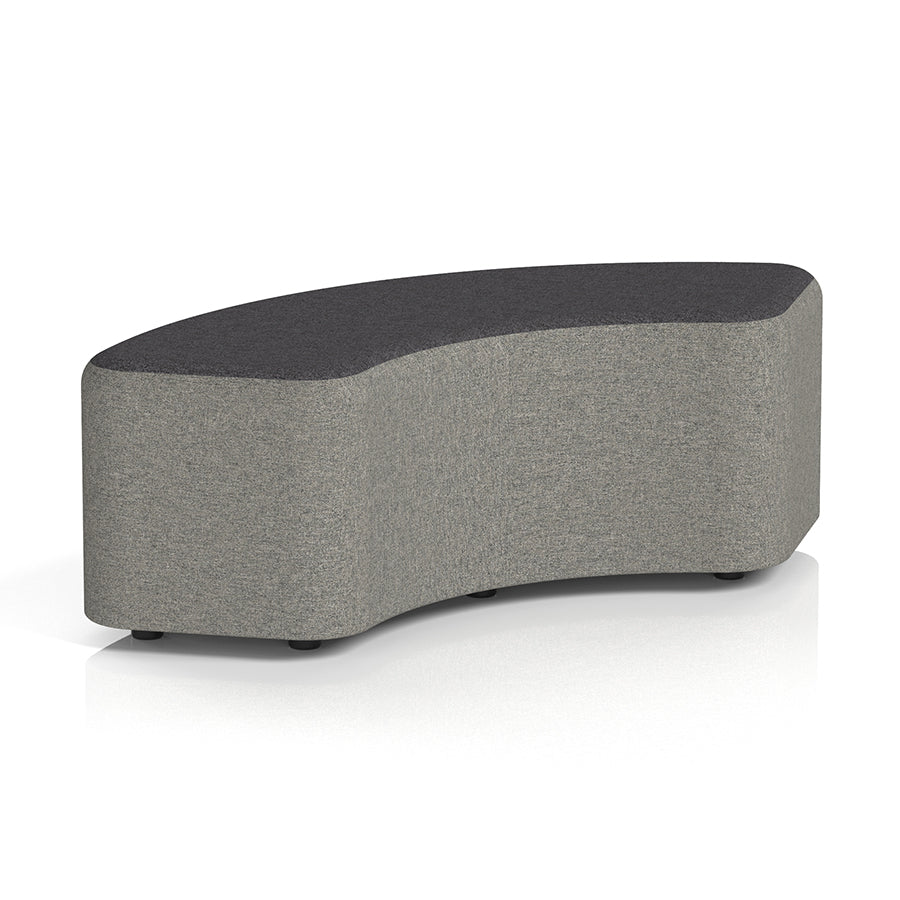 Harlestone Curved Stool in Two Tone - 90 degree curves