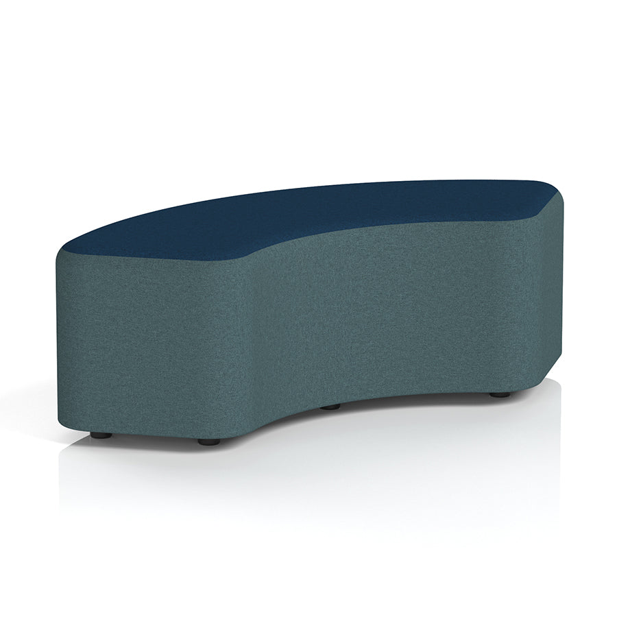 Harlestone Curved Stool in Two Tone - 90 degree curves