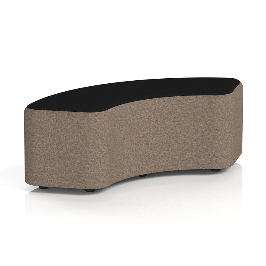 Harlestone Curved Stool in Two Tone - 90 degree curves