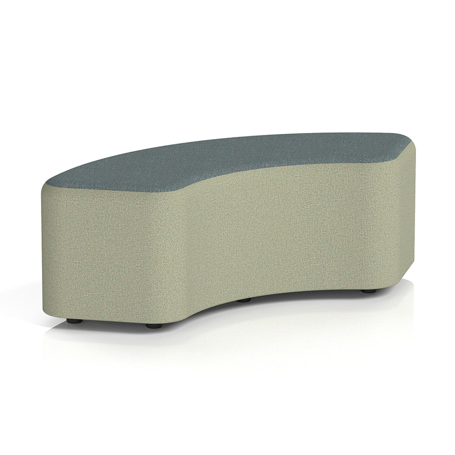 Harlestone Curved Stool in Two Tone - 90 degree curves