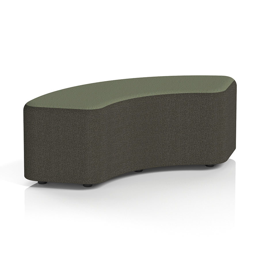 Harlestone Curved Stool in Two Tone - 90 degree curves