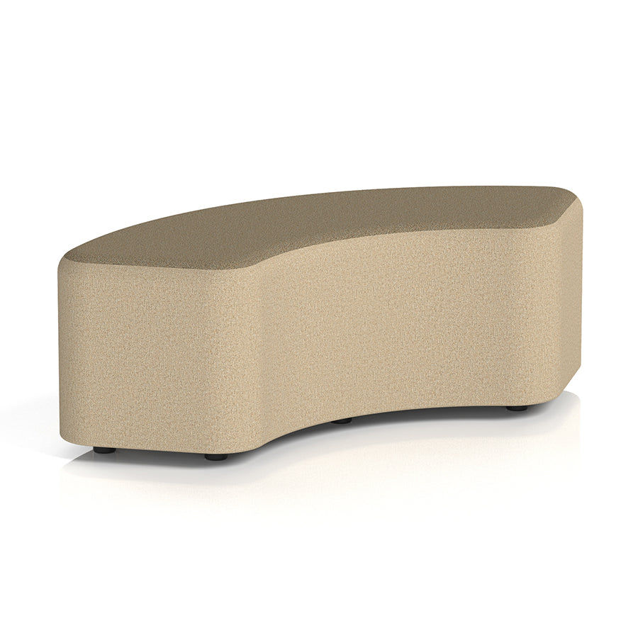 Harlestone Curved Stool in Two Tone - 90 degree curves