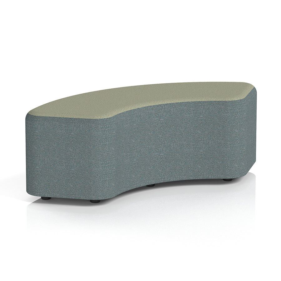 Harlestone Curved Stool in Two Tone - 90 degree curves