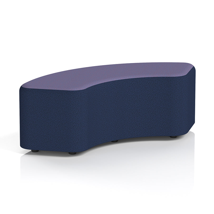 Harlestone Curved Stool in Two Tone - 90 degree curves
