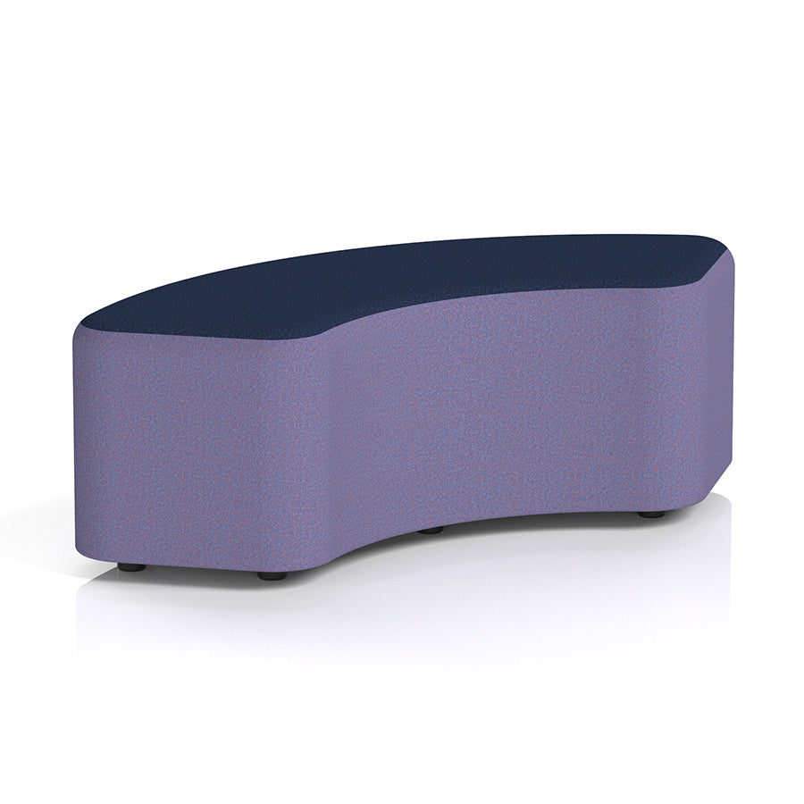 Harlestone Curved Stool in Two Tone - 90 degree curves
