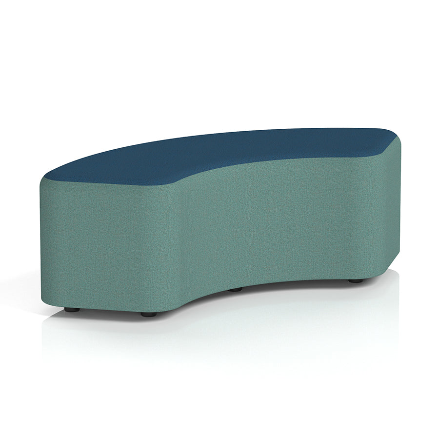Harlestone Curved Stool in Two Tone - 90 degree curves