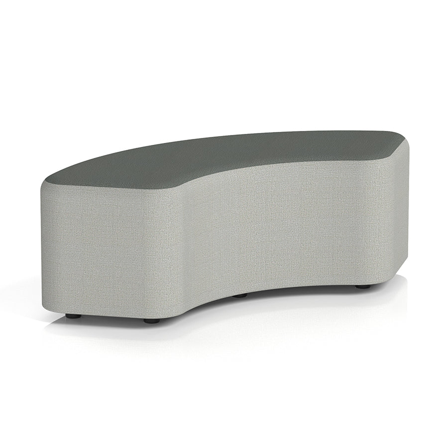 Harlestone Curved Stool in Two Tone - 90 degree curves