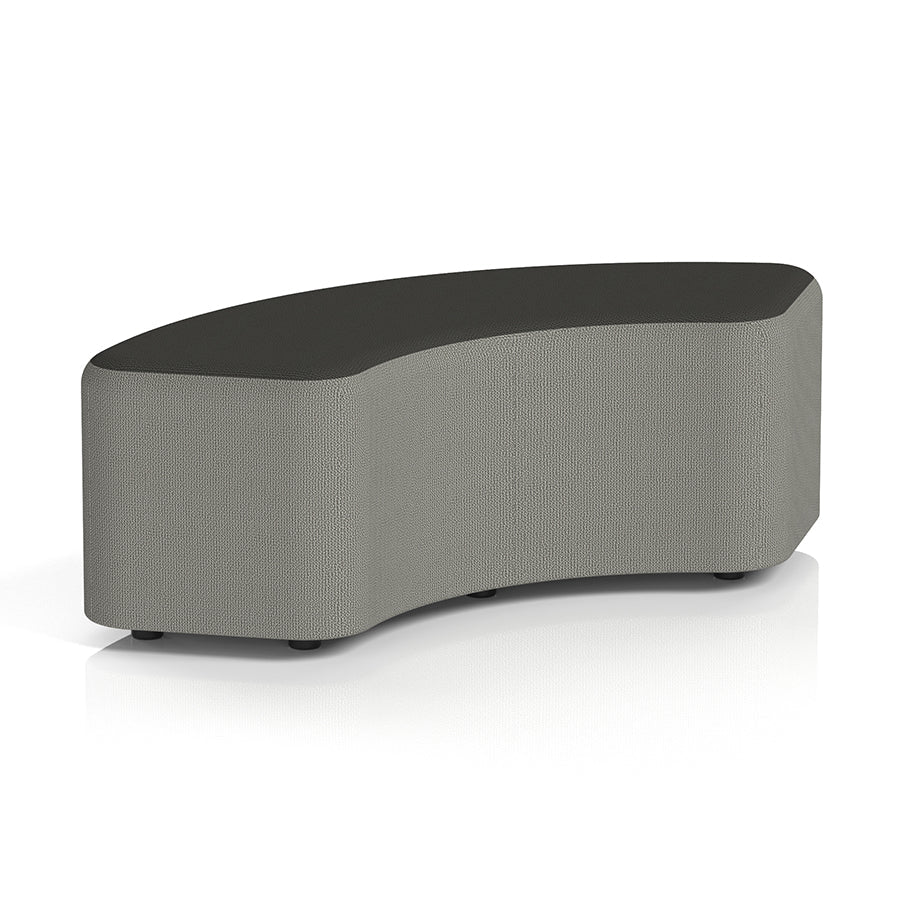 Harlestone Curved Stool in Two Tone - 90 degree curves