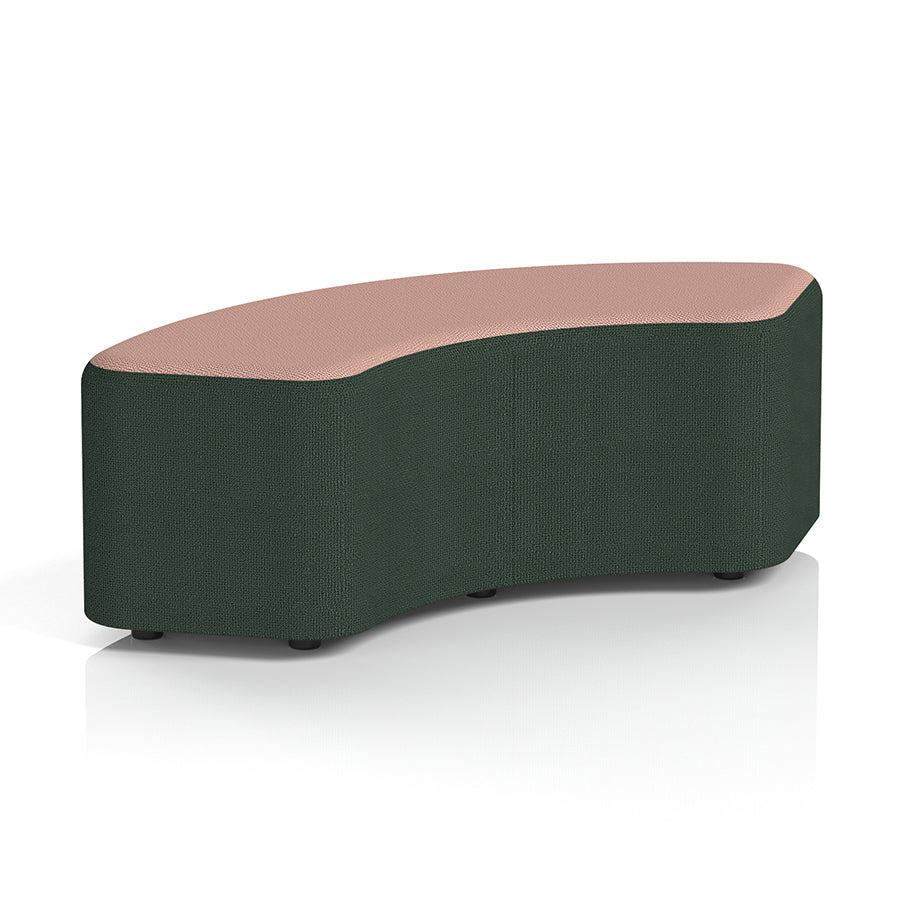 Harlestone Curved Stool in Two Tone - 90 degree curves