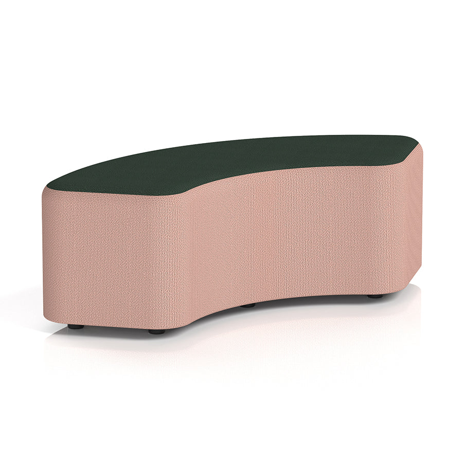 Harlestone Curved Stool in Two Tone - 90 degree curves