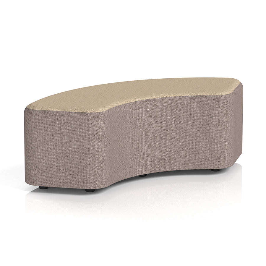 Harlestone Curved Stool in Two Tone - 90 degree curves