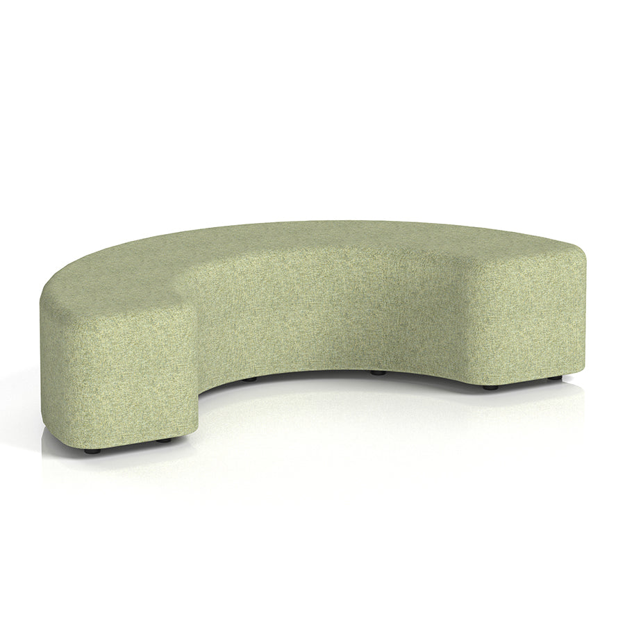 Harlestone Curved Stool in Single Tone - 180 degree curves