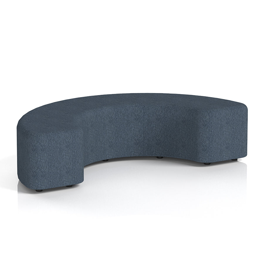 Harlestone Curved Stool in Single Tone - 180 degree curves