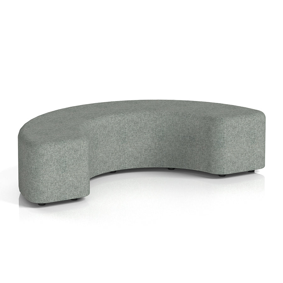 Harlestone Curved Stool in Single Tone - 180 degree curves