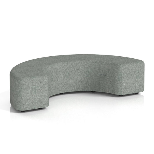 Harlestone Curved Stool in Single Tone - 180 degree curves