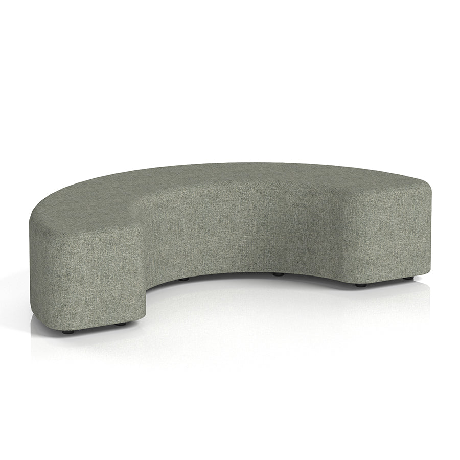 Harlestone Curved Stool in Single Tone - 180 degree curves